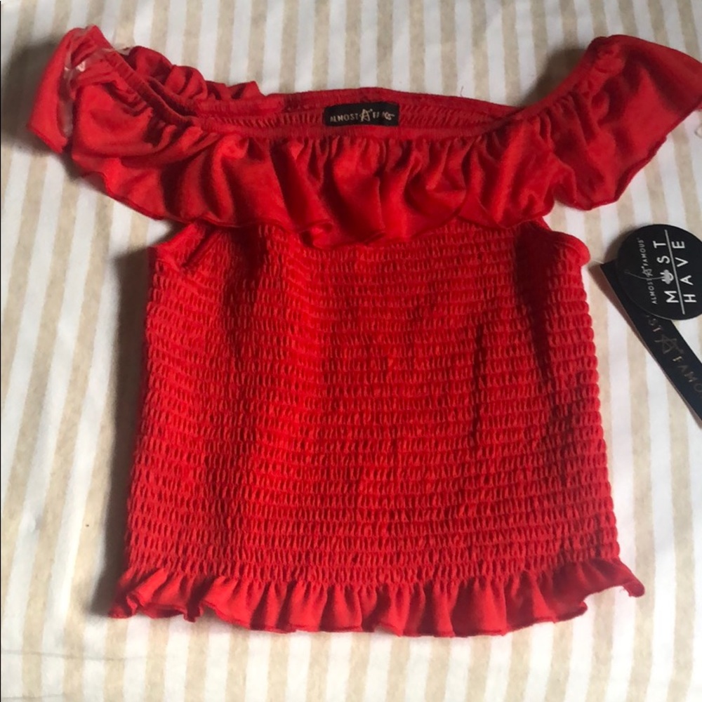 Nwt off shoulder top size s